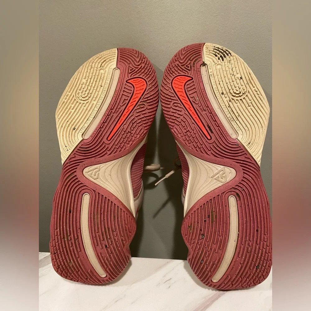 Nike Giannis Immortality 3 Fossil Stone Celestial Basketball Shoes Gold Size 9.5 - Picture 9 of 9